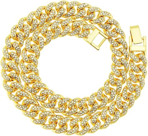 Diamond chain amazon - 14K REAL Yellow Gold 4.00mm Shiny SOLID Diamond-Cut Round Franco Chain Necklace Or Bracelet for Pendants and Charms with Lobster-Claw Clasp (8.75", 24" 26" or 30 inch) Mens Womens Jewelry and Chains. $6,20999. FREE delivery Tomorrow, Feb 22. Small Business. +11 colors/patterns. 